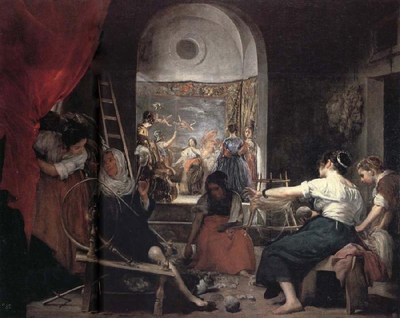Diego Velazquez The Tapestry-Weavers oil painting image